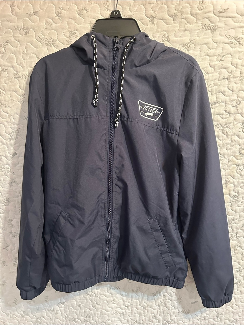 Vans Navy Hooded Zip-Up perfect casual stylish jacket